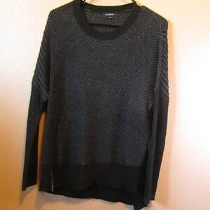 Storm Black Crew Neck Sweater
